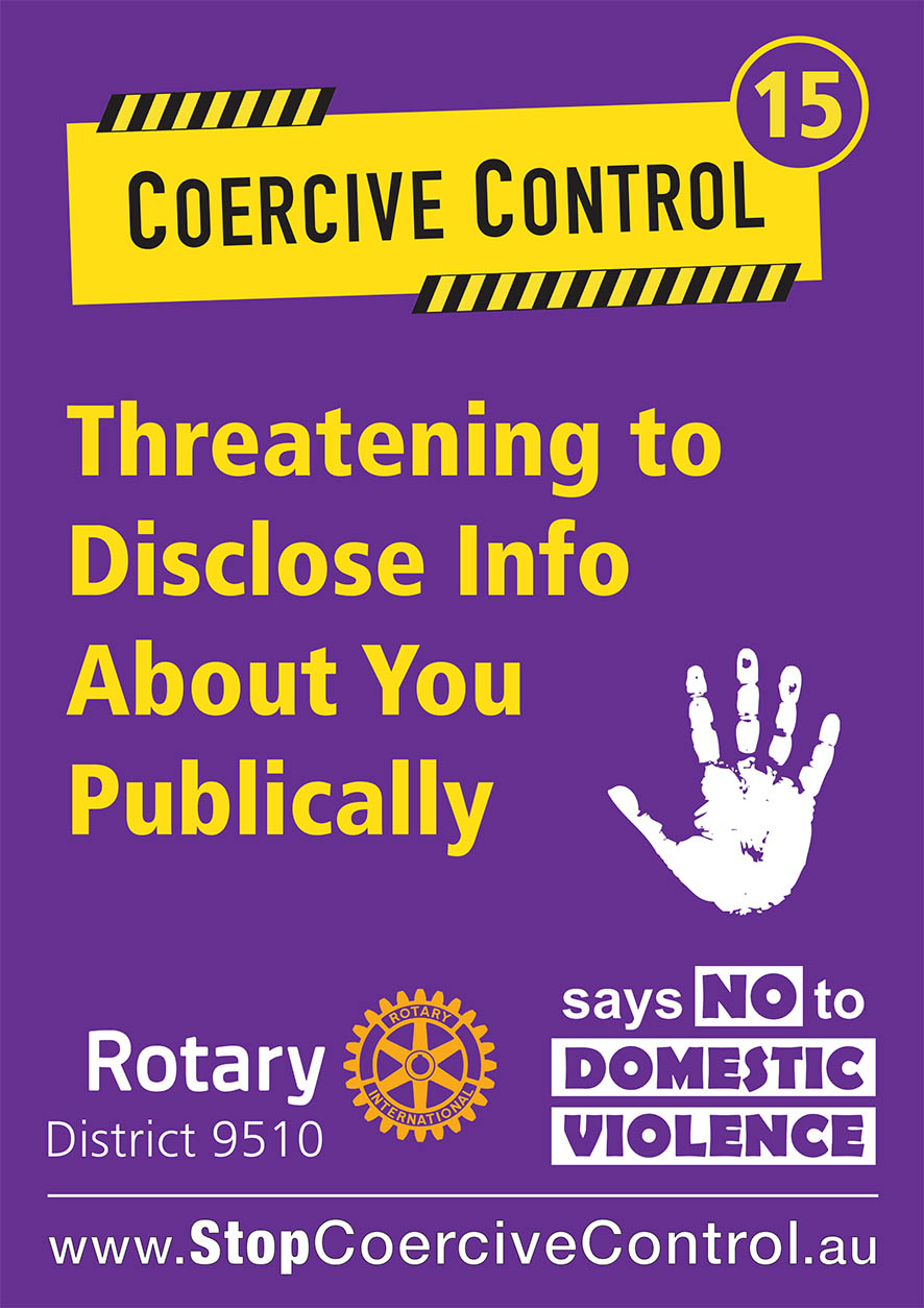 /15 - Threatening to Disclose Information about you Publically